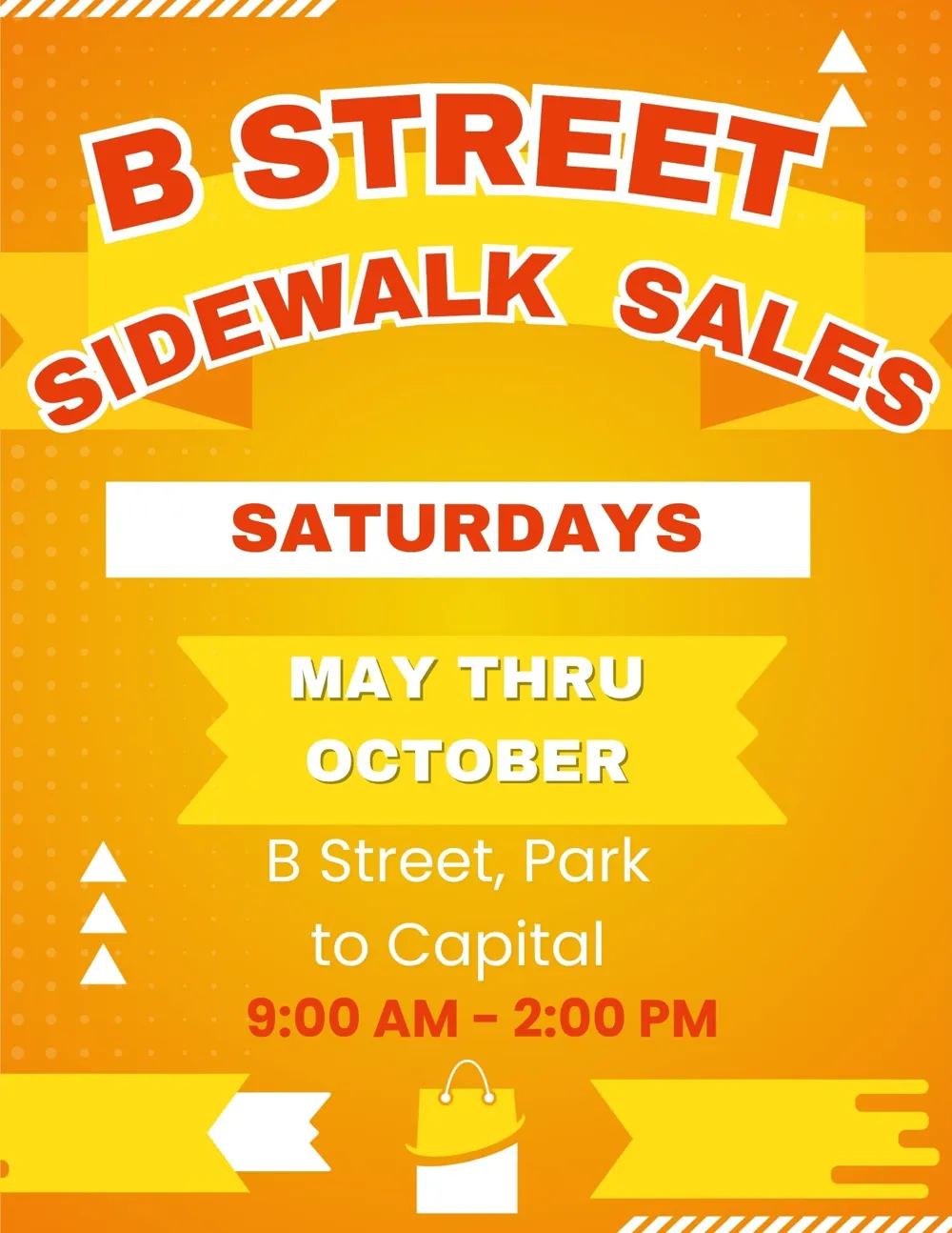 B Street Sidewalk Sales