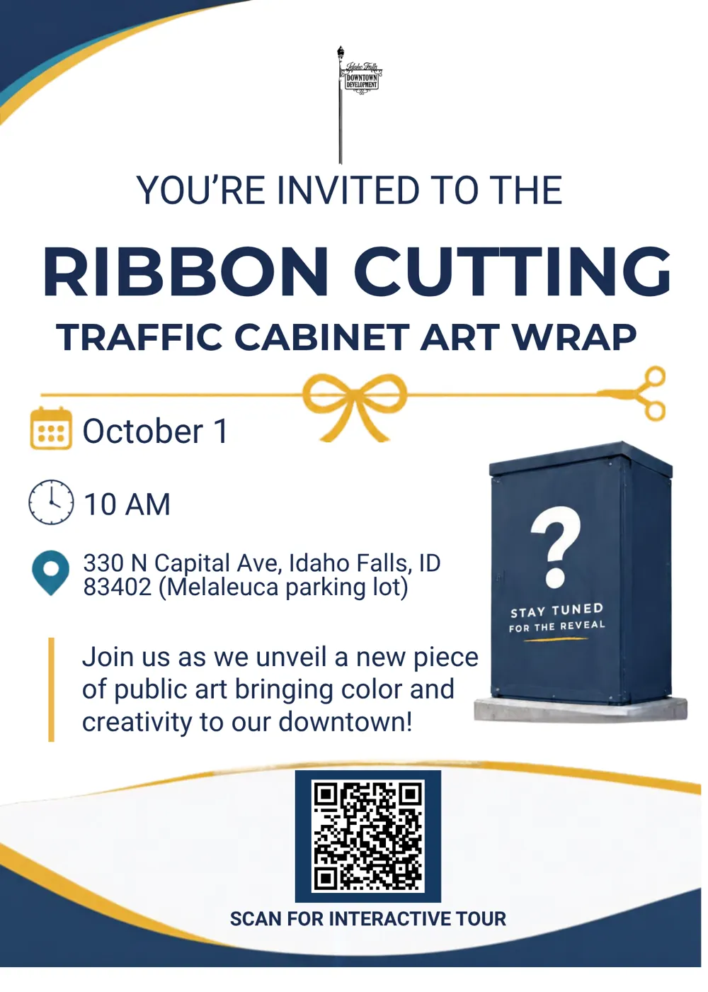 Ribbon Cutting- Traffic Cabinet