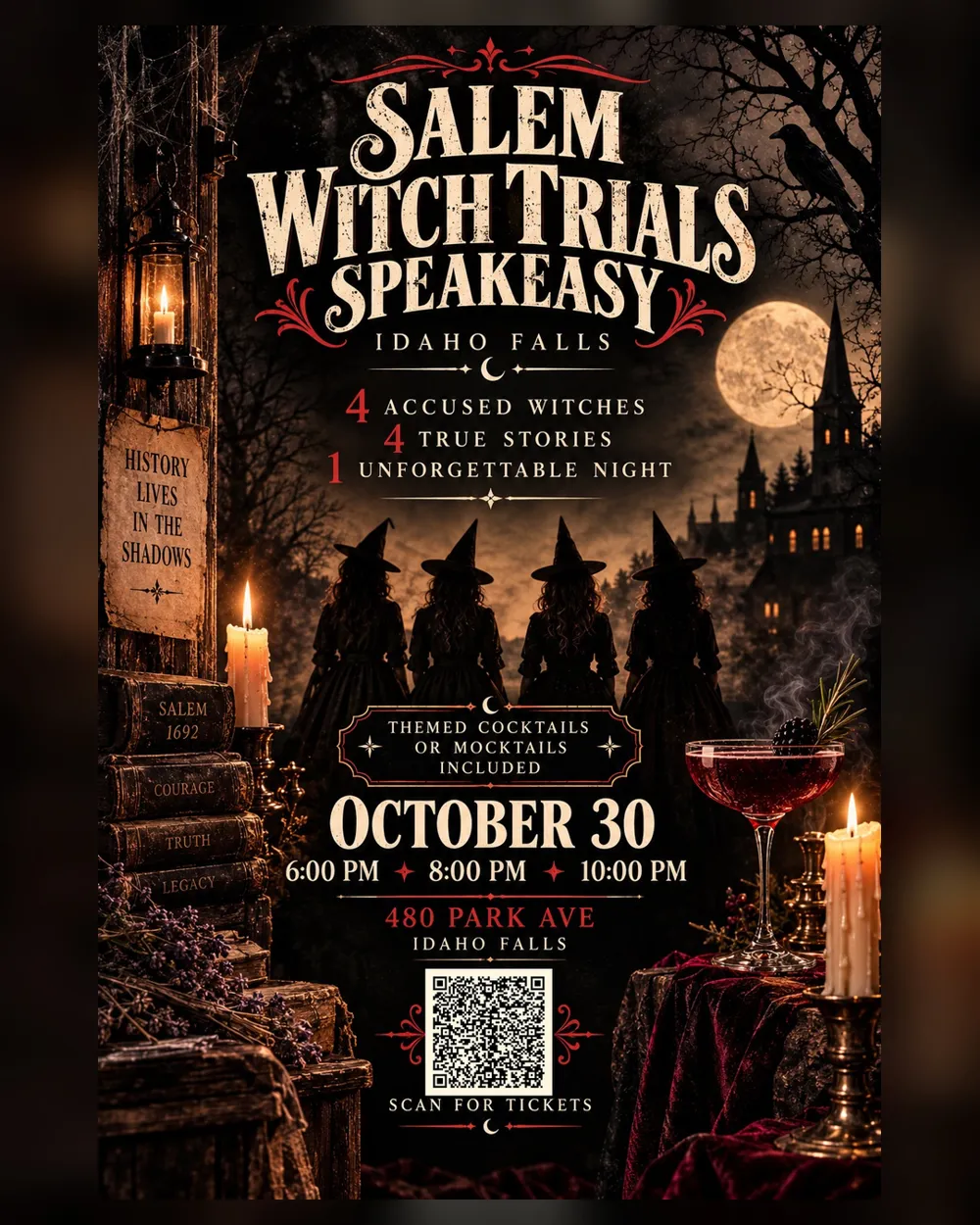 Salem Witch Trials Speakeasy Idaho Falls
