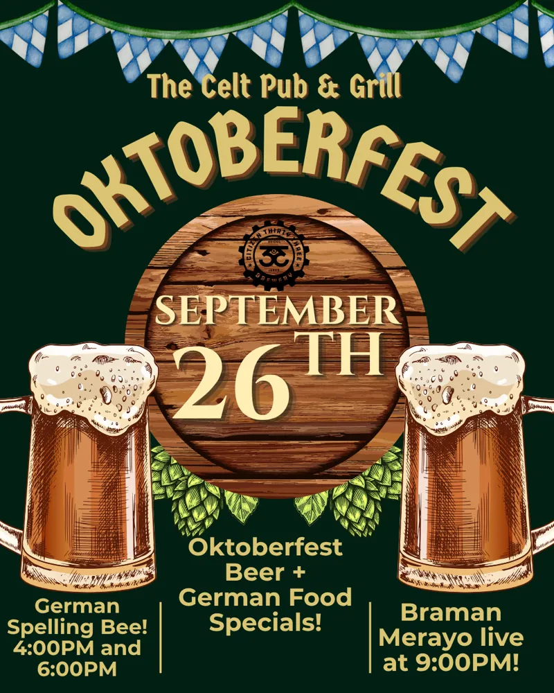Oktoberfest at The Celt Pub & Grill