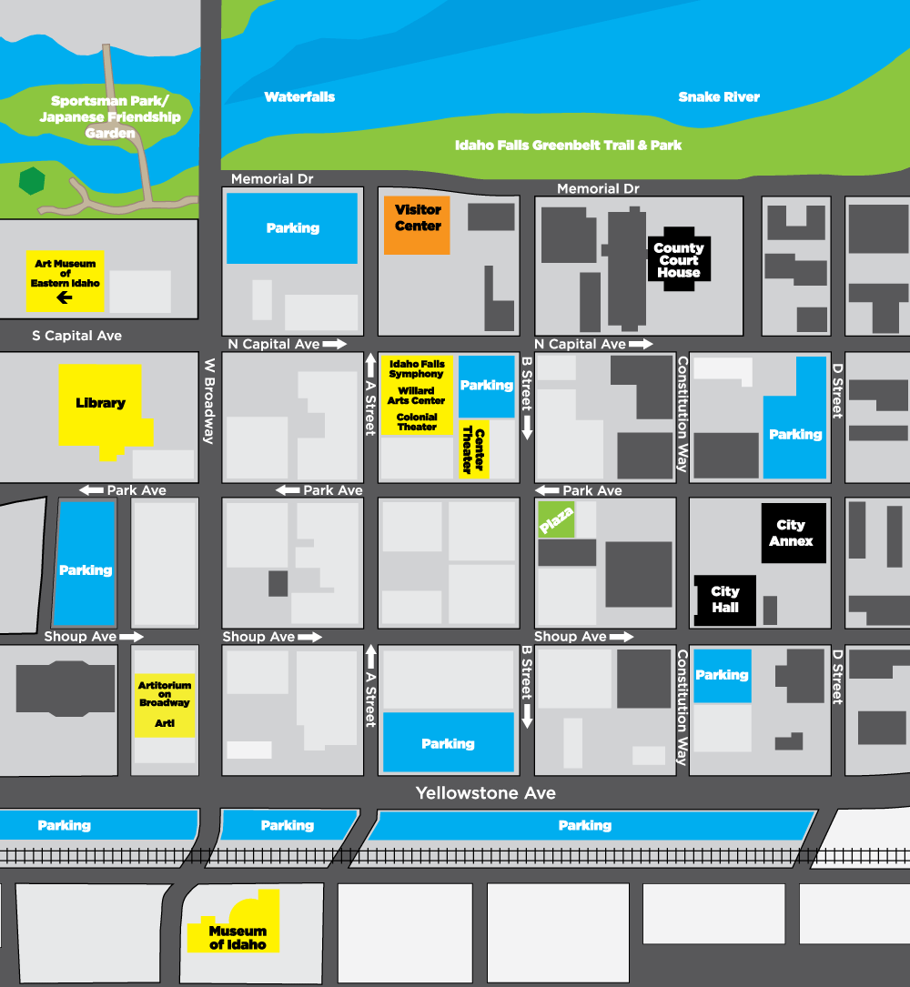 Idaho Falls Downtown Map - Idaho Falls Downtown Development Corporation