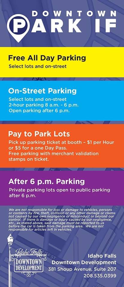 Downtown Idaho:  Parking Made Easy (and Safe!)