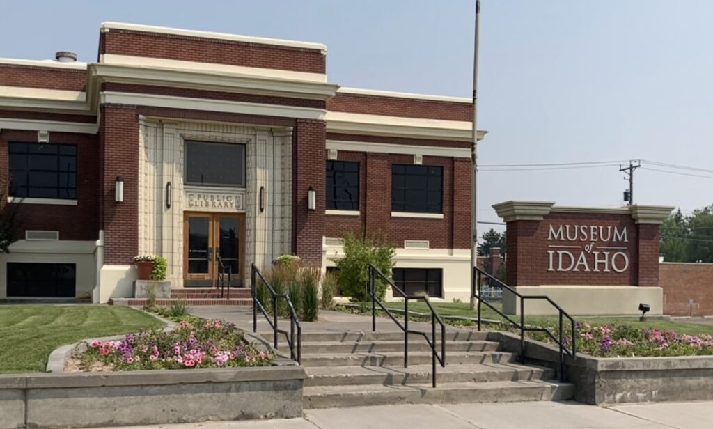 Photo of the historic Carnegie library section of the Museum of Idaho 