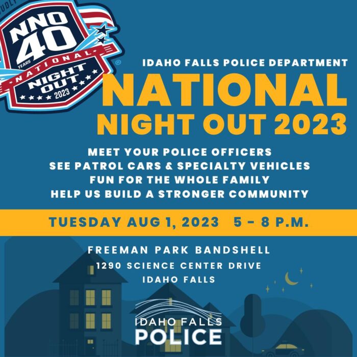 National Night Out with the Idaho Falls Police Officers Idaho Falls